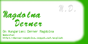 magdolna derner business card